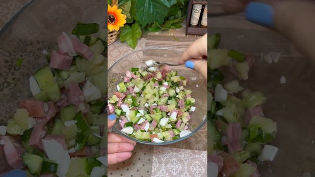 Окрошка из СССР. Секретная заправка. Вкус из детства!