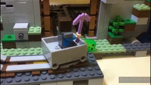 Приключения Стива и Алекс часть 49 "Горная пещера" - LEGO MINECRAFT