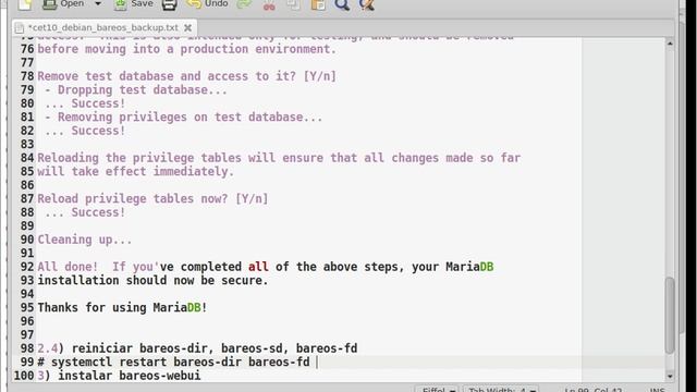 Tutorial instalacao Bareos ver 18 sobre Debian 9.9 - Sistema backup remoto