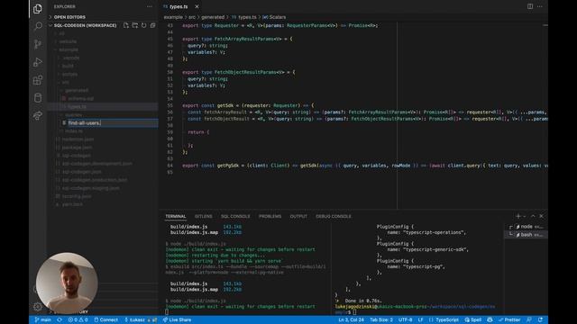 Introducing SQL Code Generator
