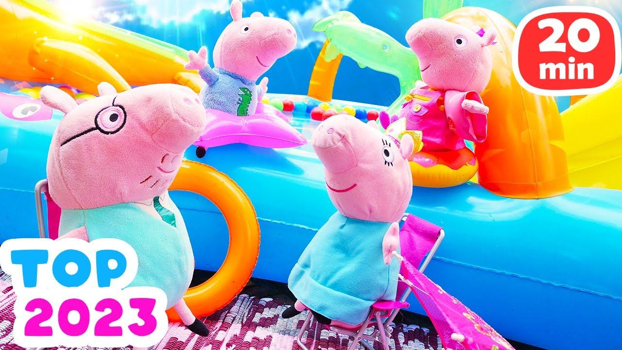 Лучшие видео 2023 про игрушки Свинка Пеппа на русском языке! Сборник для детей