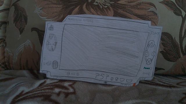Я сделал игровую приставку  Playstation portable PSP из бумаги