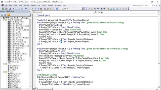 How To Create A Dynamic Timeclock Report in Excel Today [Employee Manager Pt. 19]