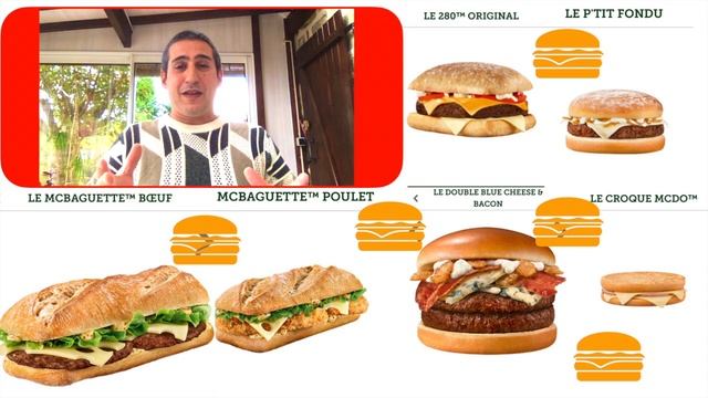 McDonald's in France・フランスのマック