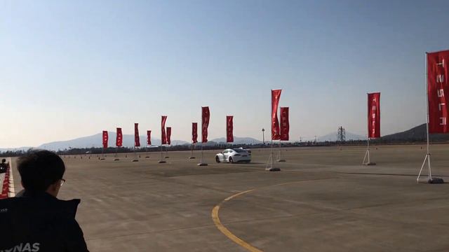 Tesla Model S P100d Ludicrous Plus 0-60 in 2.4 Sec in Korea