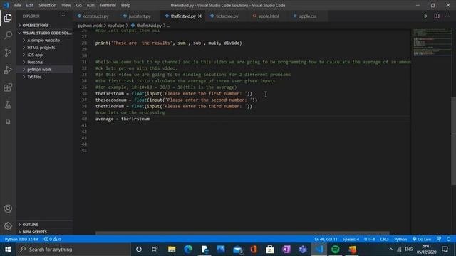 Coding In Python: Episode 2