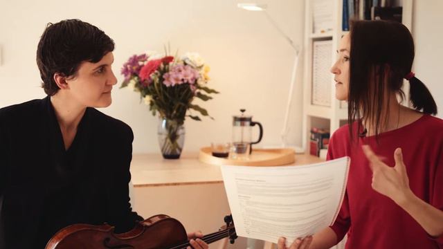 Anna Thorvaldsdottir — selected performance techniques on strings, natural harmonics