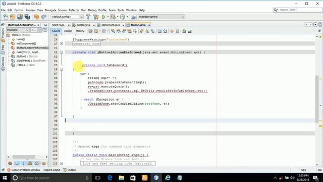how to bind jtable from mysql database in netbeans [ with source code]