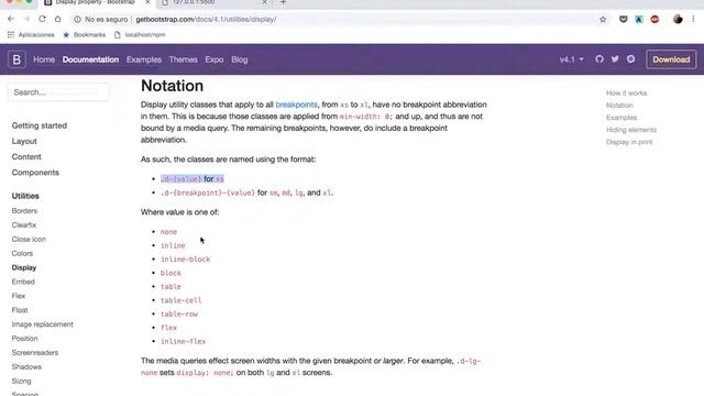 Curso de Bootstrap y Webpack 5/5. Utilidades y helpers