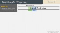 English Tenses | Let's make Past Simple (Did) sentences in 3 STEPs