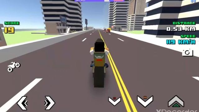 Blocky Moto Racing - Gameplay Walkthrough Part 1 - Rocker (iOS, Android)