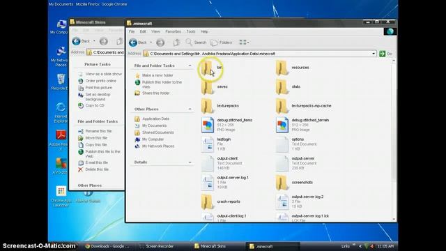Minecraft - How to Download & Install Skin (Windows XP)