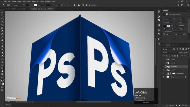 3D Photoshop Logo icon Design | Part-#02 | Photoshop Manipulation | Tutorial Pyarelal Arts |