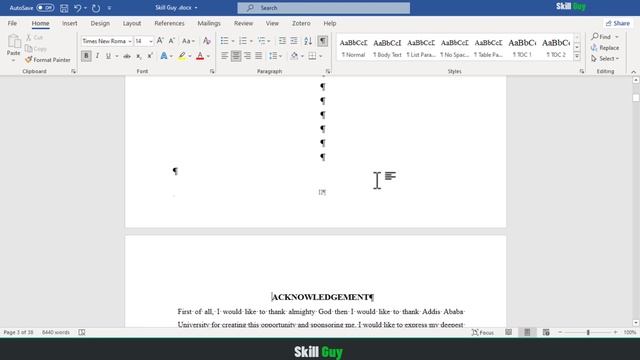 How to delete section break next page in word 2021, 2019, 2016, office 365, Mac Pc