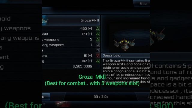 Galaxy on fire 2 best ships Part 1