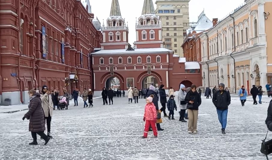 Январское видео с Красной площади. Вторая часть.