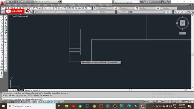 Autodesk autocad || Single line floor plan part 2 || In Hindi || by autodeskwalebaba - Deep