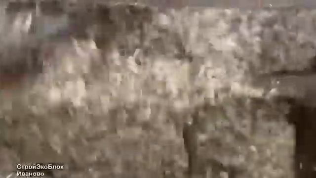 Производство арболитовых блоков. Видео с производства.