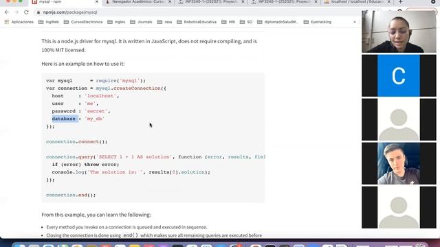 Backend con NodeJS + Mysql