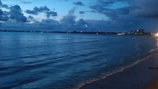 Ночное море и ночная Анапа Краснодарский край 🏞️ прогулка у моря в вечернее время