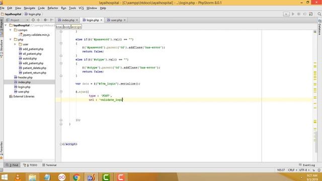 Hospital Management System in PHP AJAX Part 6