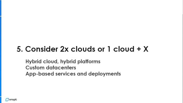 How to Design For a Multi Cloud Deployment