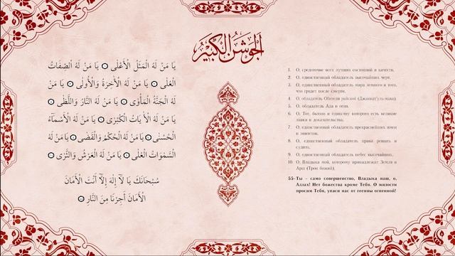 51-60. Джавшан аль-кабир (Сборник дуа), al-Jawshan al-Kabir