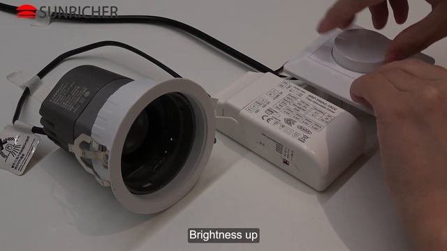 Zigbee knob smart dimmer SR-ZG2835RAC-S work with TRIAC LED driver