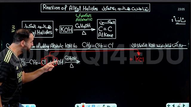 الأستاذ حسين الهاشمي-العضويه-هاليد الأكيل-خواص-محاضرة رقم 3