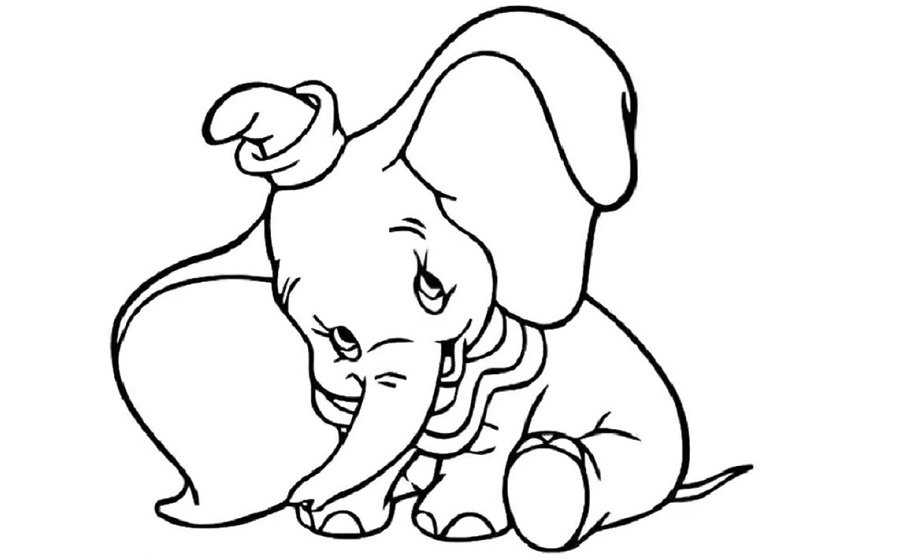 Drawing a Dumbo disney #1