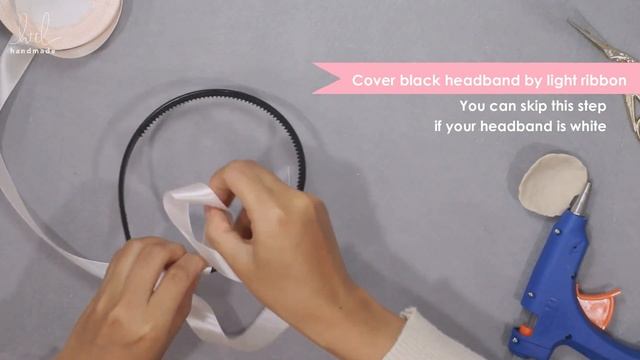 DIY White Scrunchies HEADBAND ?  Handmade Linen Hair Accessories | Hand Sewing | TUTORIAL