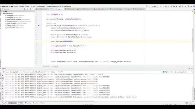 [Hindi]Null pointer exception in Android Studio | 2019