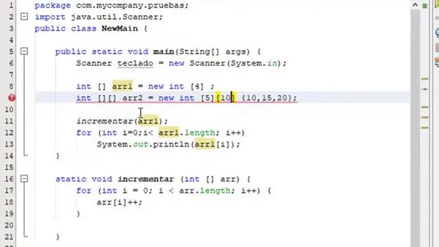10 Programación. Array y ArrayList en Java
