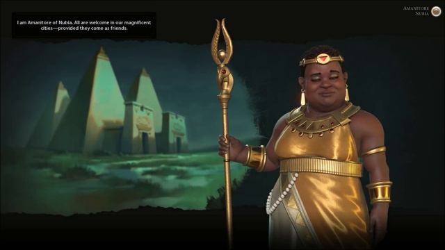 Sid Meier's Civilization VI - Amanitore Of Nubia First Meeting