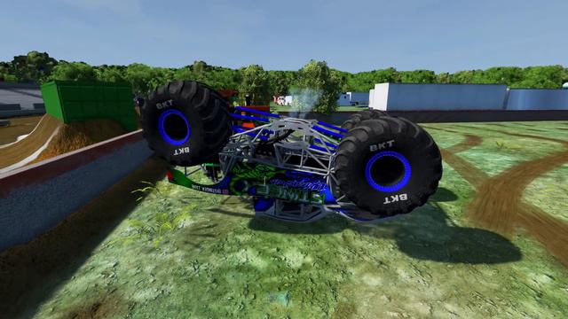 Monster Jam NEW Monster Trucks Freestyle 2  BeamNG Drive