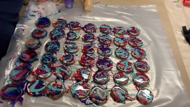 Resin Art epoxy ornaments!! Step by step~DIY~Gifts?