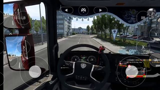 Mesmo com toda dificuldade Carga entregue - Euro Truck Simulator 2 no Android Celular