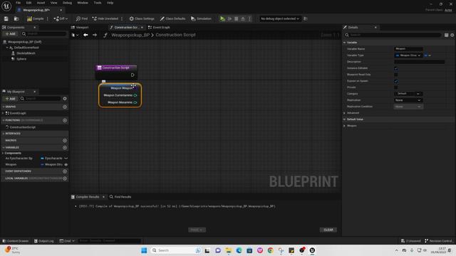 2 - 17. Creating A Weapon Pick Up System Pt 2