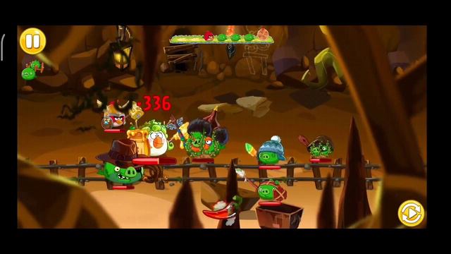 I hate pig pen. Angry birds epic old version Cave 9 Pig lair level 2