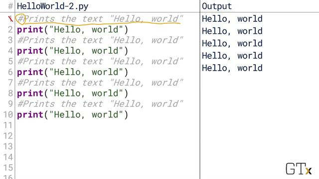 Hello, World (2.1.2.1)