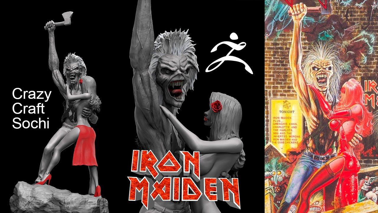 Iron Maiden Sculpting in ZBrush