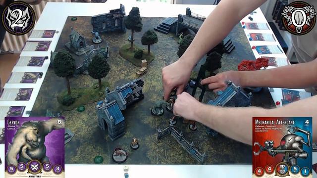 Malifaux | Gaining Grounds Season 2 | Battle Report #7 | Euripides vs Hoffman