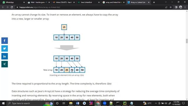Java Array List and Linked List Differences