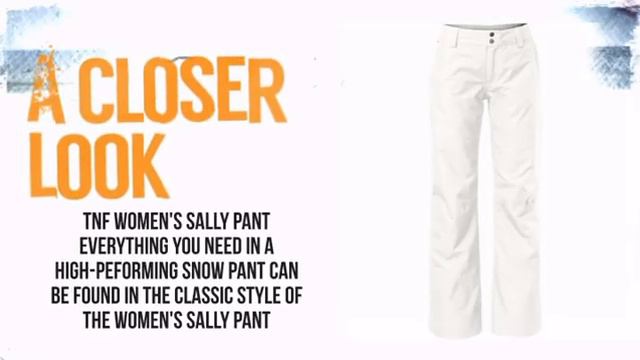 The North Face Sally Pant Women's- Gardenia White - TheSkiBum.com
