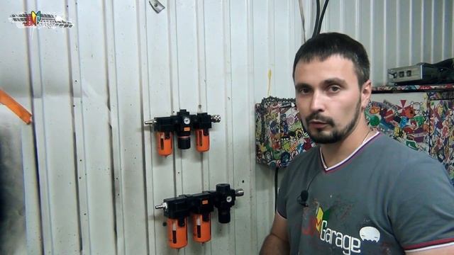 Тест блока подготовки воздуха с лубрикатором | WiederKraft WDK-70230