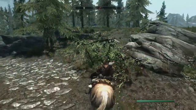 LET'S PLAY: SKYRIM LEGENDARY 30 - Mounted combat SUCKS!