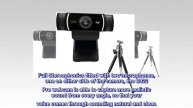 Logitech C922 Pro Stream Webcam 1080P Camera for HD Video Streaming & Recording 720P at 60Fps