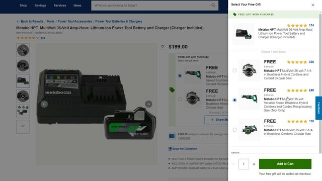 New Metabo HPT 36V BOGO!! Lowes BOGO Deals!! ??