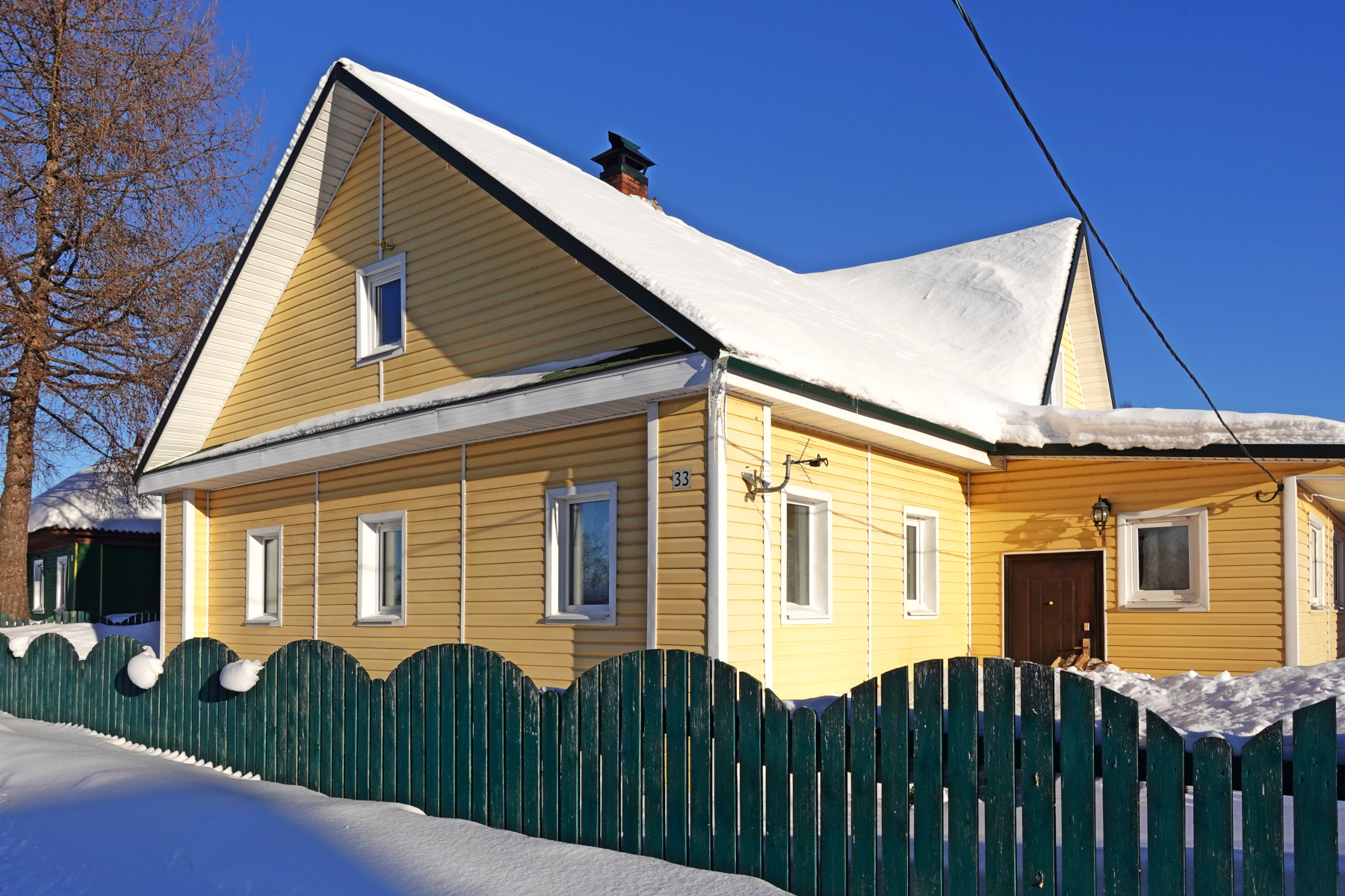 Дом в деревне Телятово