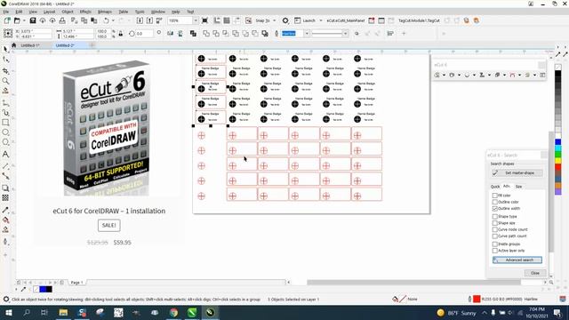 Corel Draw Tips & Tricks Monster Macro and Ecuts SEARCH Part 2